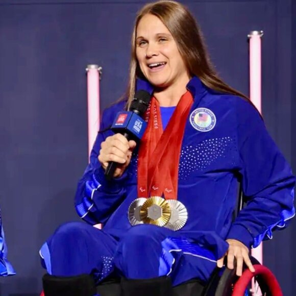 NWT Nike Women's Paris 2024 USA Paralympic Team Issued Training Jacket  XXL - Picture 1 of 11